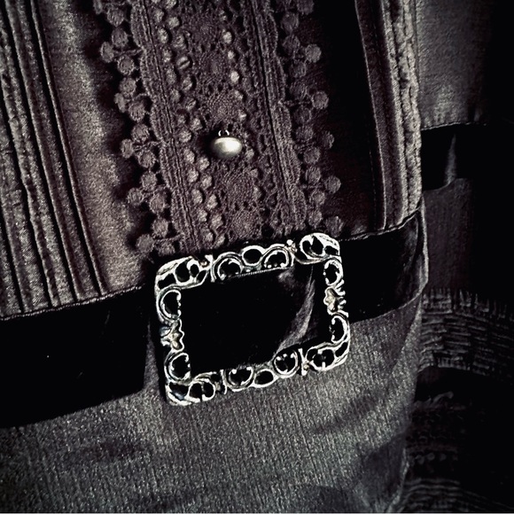 Anna Sui For Target Peter Pan Collar Black Shift Dress - Picture 7 of 12